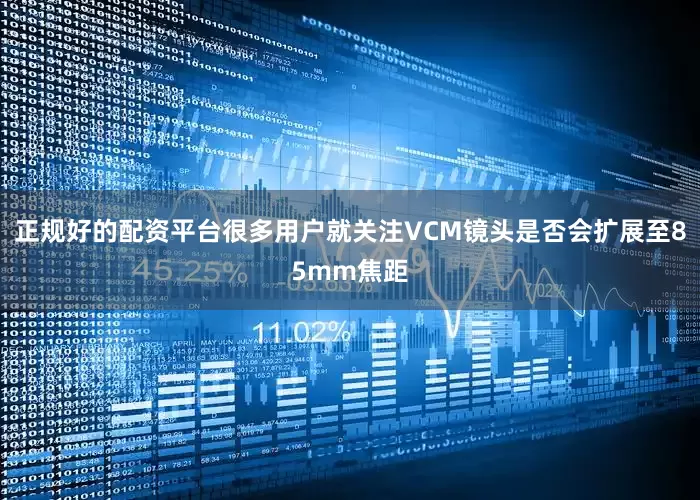正规好的配资平台很多用户就关注VCM镜头是否会扩展至85mm焦距